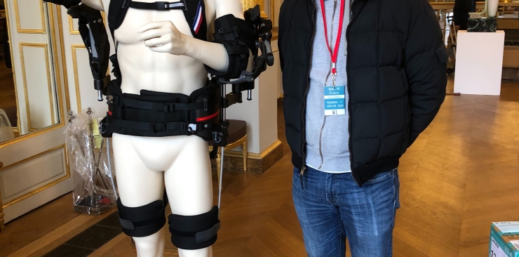 L’exosquelette d’ErgoSanté à l’Elysée !
