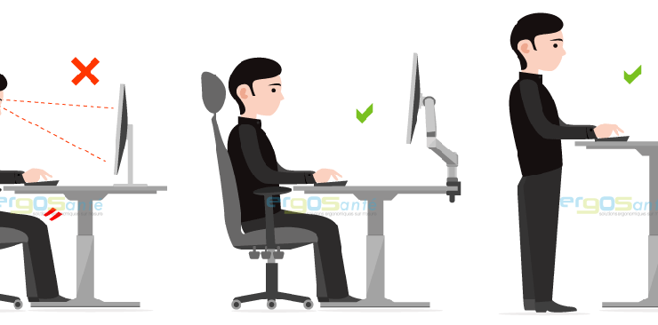 Travailler assis debout bénéfices ?